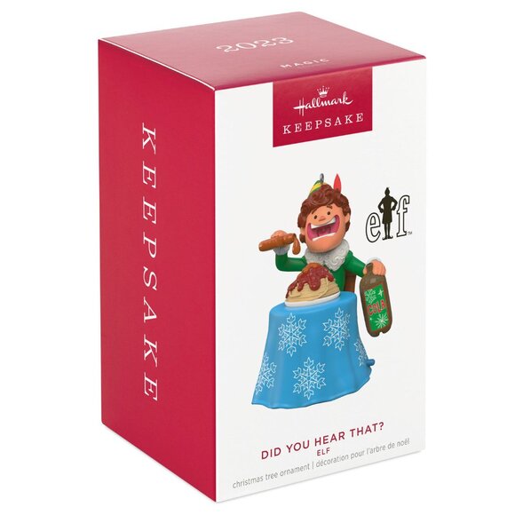 New! Elf Will Ferrell Movie Hallmark Keepsake Christmas Ornament with Sound! - Picture 1 of 5